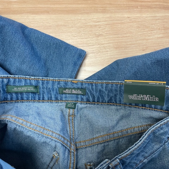 Wild Fable Wide Leg Cargo Jeans - Picture 3 of 5